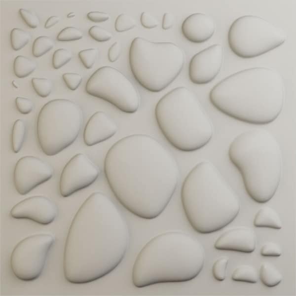 Ekena Millwork 19 5/8in. W x 19 5/8in. H Shale EnduraWall Decorative 3D Wall Panel Covers 2.67 Sq. Ft. WP20X20SLGBW - main
